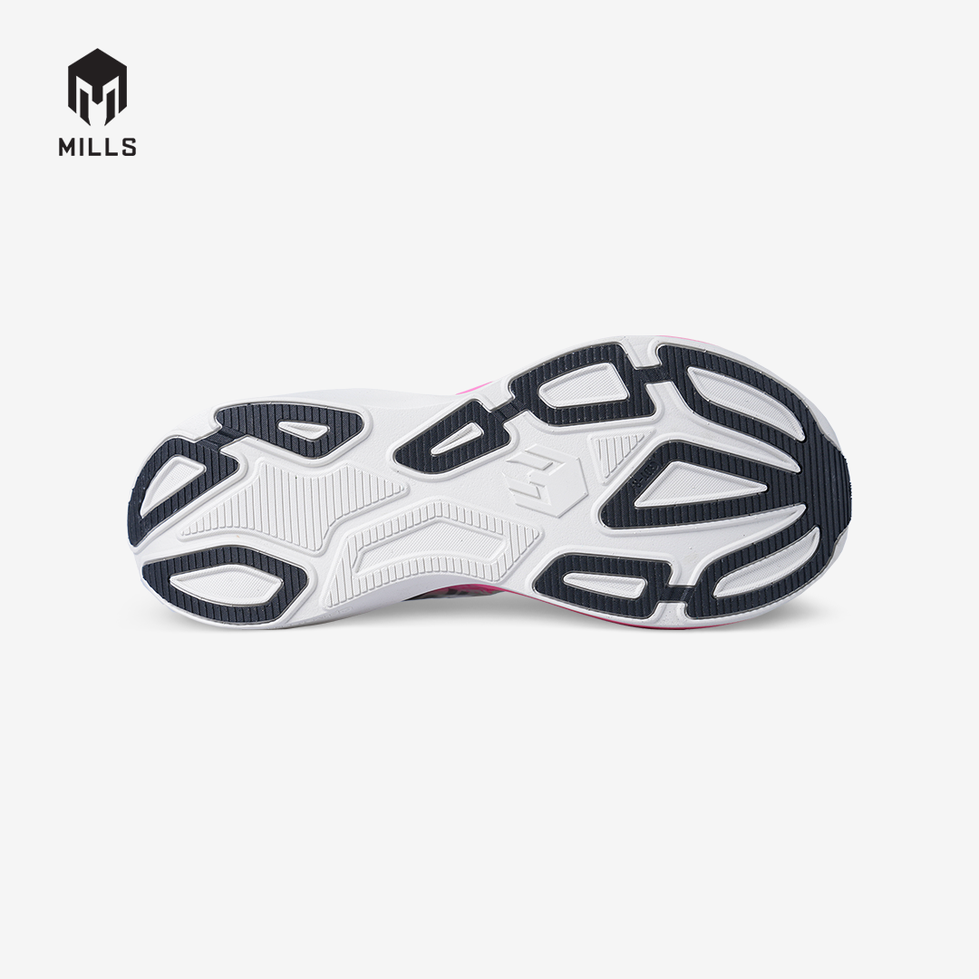 MILLS SEPATU LARI RUNNING SHOES TREXIMO FURY WHITE / HOT PINK / ACID GREEN 9109601