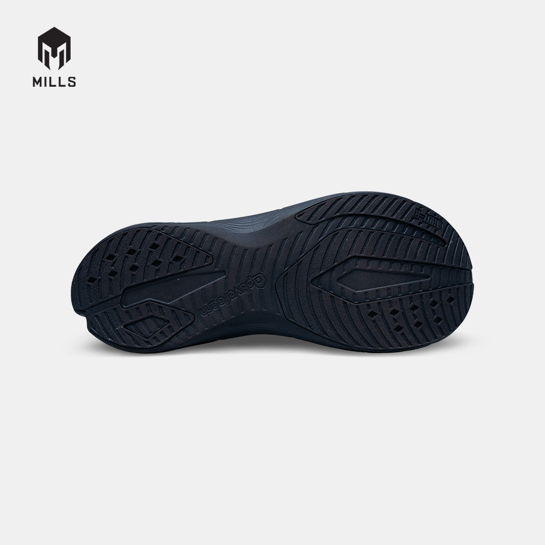 MILLS SEPATU LARI RUNNING SHOES TREXIMO HYDRA M3 ALL BLACK 9106504