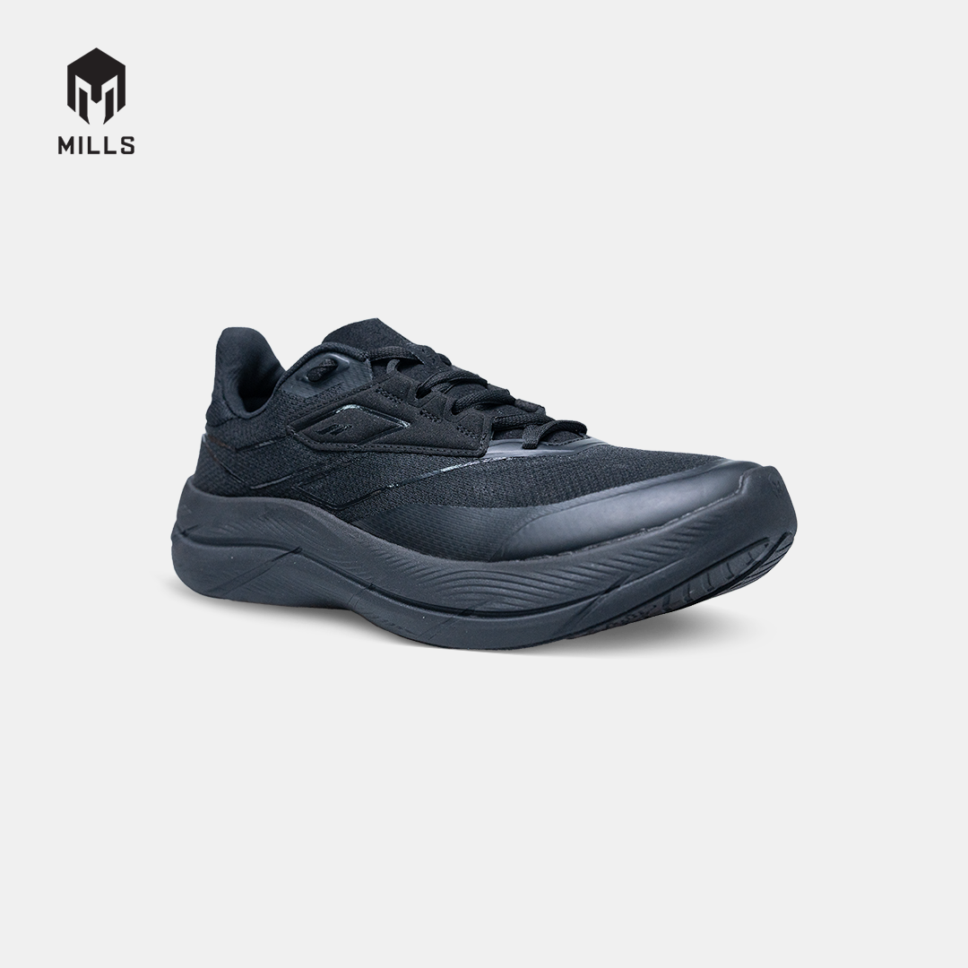 MILLS SEPATU LARI RUNNING SHOES TREXIMO HYDRA M3 ALL BLACK 9106504