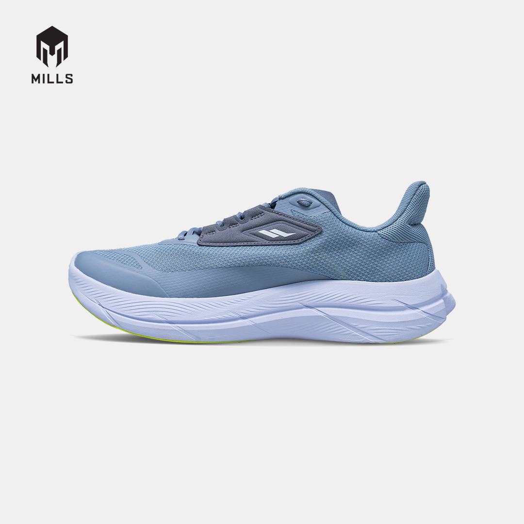 MILLS SEPATU LARI RUNNING SHOES TREXIMO HYDRA M3 GREY/WHITE/NEON GREEN 9106502
