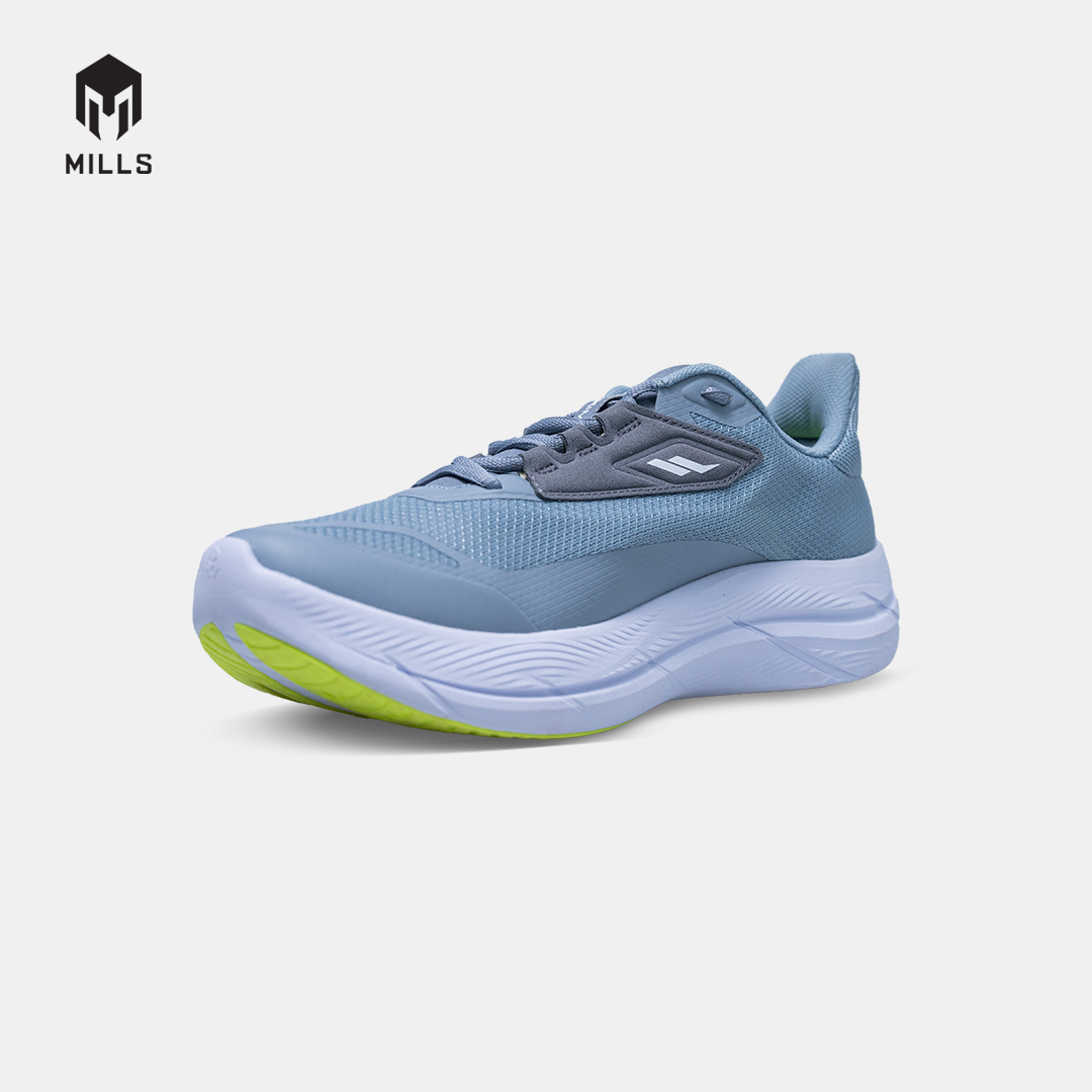 MILLS SEPATU LARI RUNNING SHOES TREXIMO HYDRA M3 GREY/WHITE/NEON GREEN 9106502