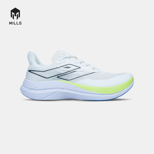 MILLS SEPATU LARI RUNNING SHOES TREXIMO HYDRA M3 WHITE/BLACK/NEON GREEN 9106501