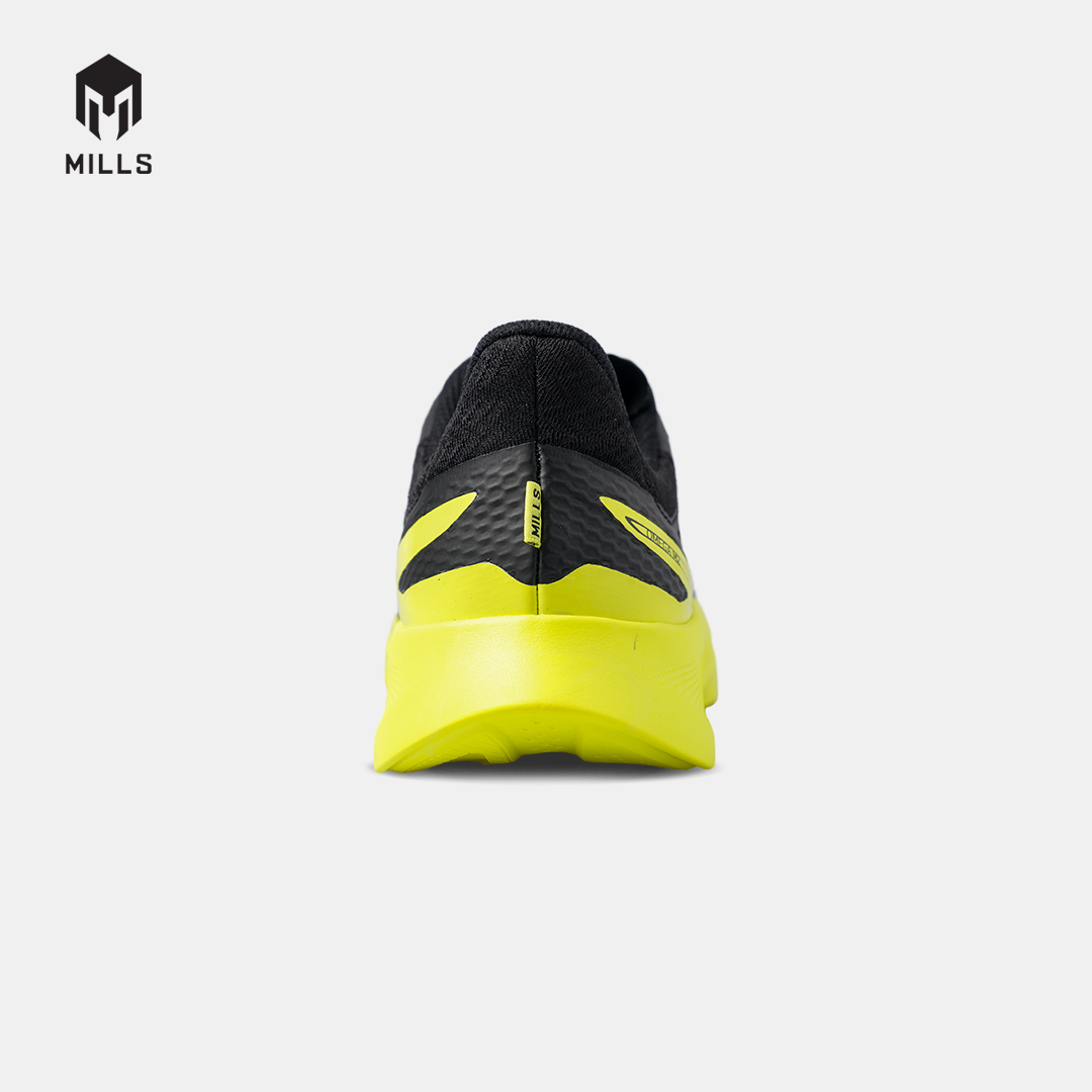 MILLS SEPATU LARI RUNNING SHOES TREXIMO OMEGA M2 BLACK/YELLOW GREEN 9106202