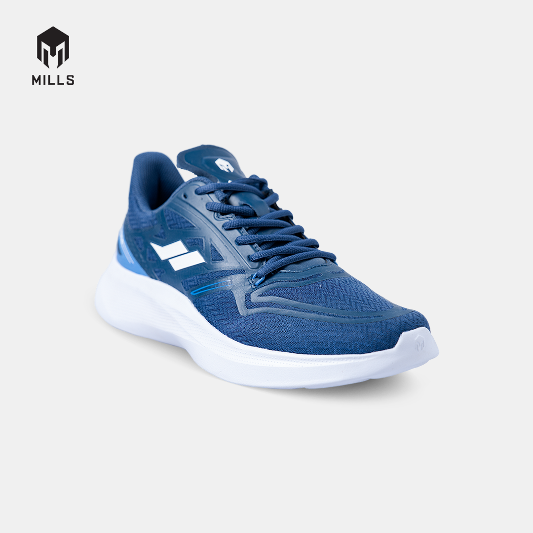 MILLS SEPATU LARI RUNNING SHOES TREXIMO OMEGA M2 NAVY/BLUE/WHITE 9106201