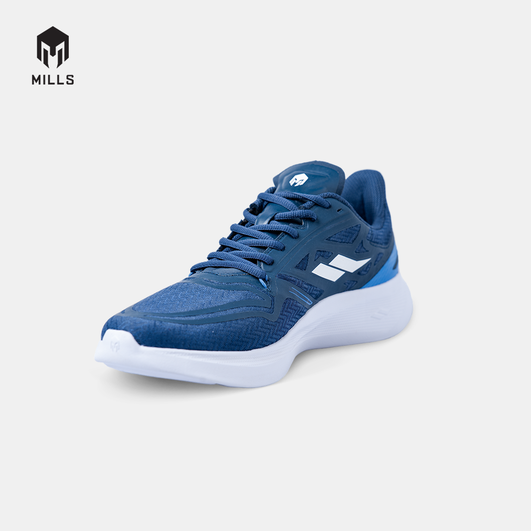 MILLS SEPATU LARI RUNNING SHOES TREXIMO OMEGA M2 NAVY/BLUE/WHITE 9106201