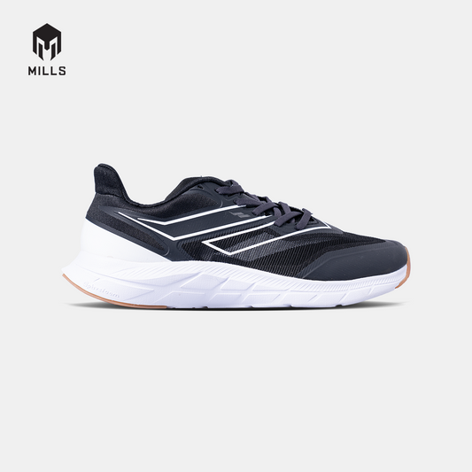 MILLS SEPATU LARI RUNNING SHOES TREXIMO SAGA M3 BLACK/WHITE/GUM 9106101
