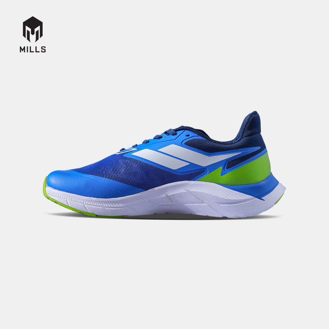 MILLS SEPATU LARI RUNNING SHOES TREXIMO SAGA M3 MARINA BLUE/WHITE/LIME GREEN 9106107