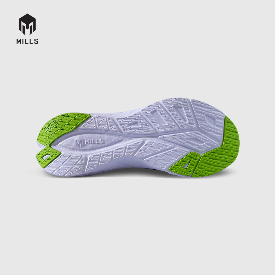 MILLS SEPATU LARI RUNNING SHOES TREXIMO SAGA M3 MARINA BLUE/WHITE/LIME GREEN 9106107