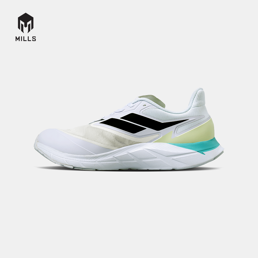 MILLS SEPATU LARI RUNNING SHOES TREXIMO SAGA M3 WHITE / LIME GREEN / TURQOUISE 9106104