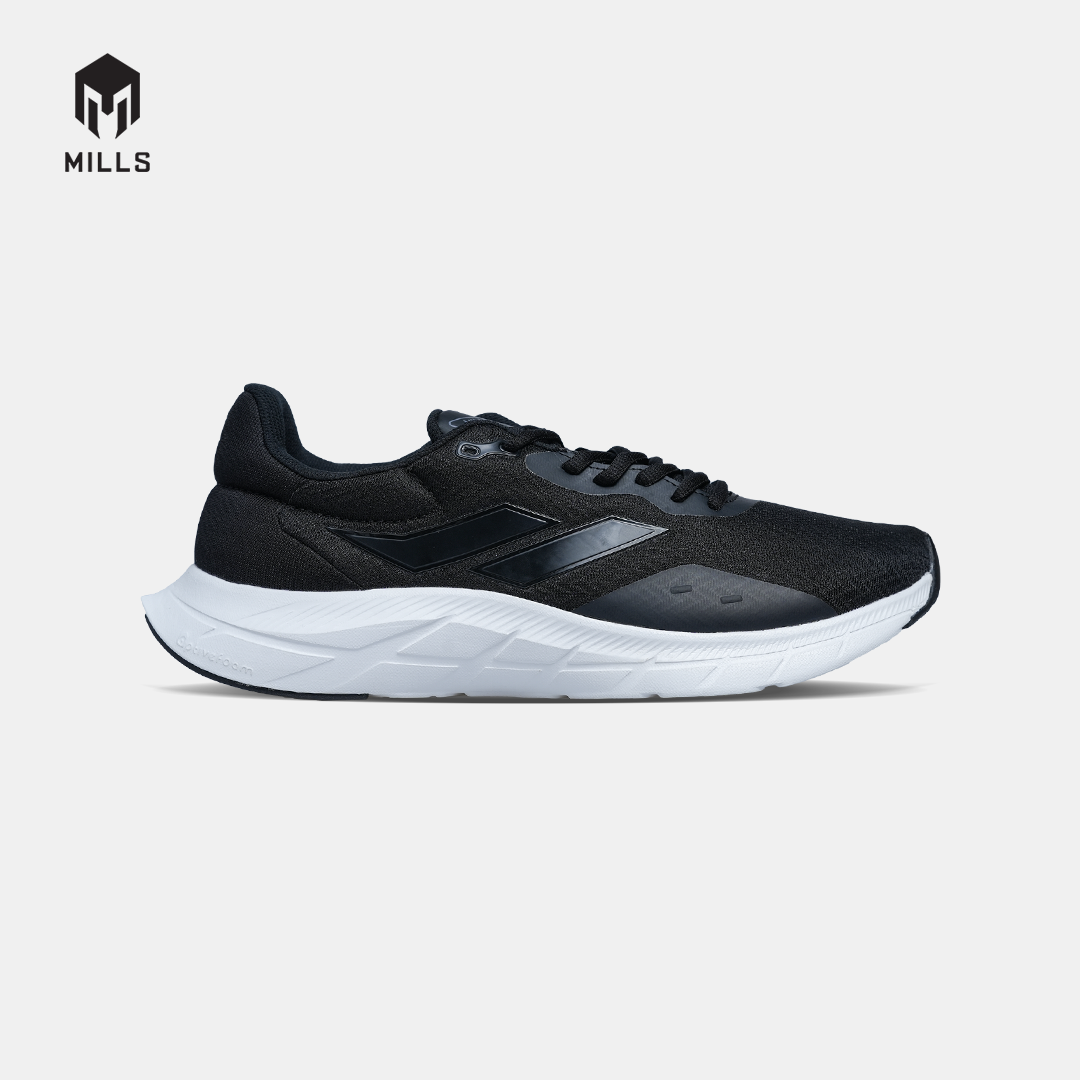 MILLS SEPATU LARI RUNNING SHOES TREXIMO VISION BLACK/WHITE 9103413