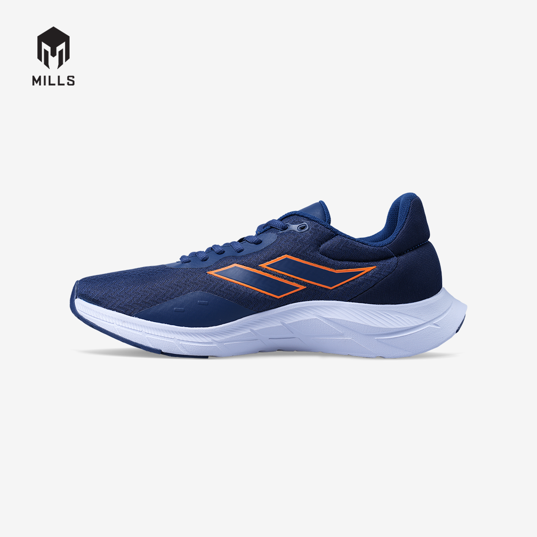 MILLS SEPATU LARI RUNNING SHOES TREXIMO VISION NAVY/FRESH ORANGE 9103414