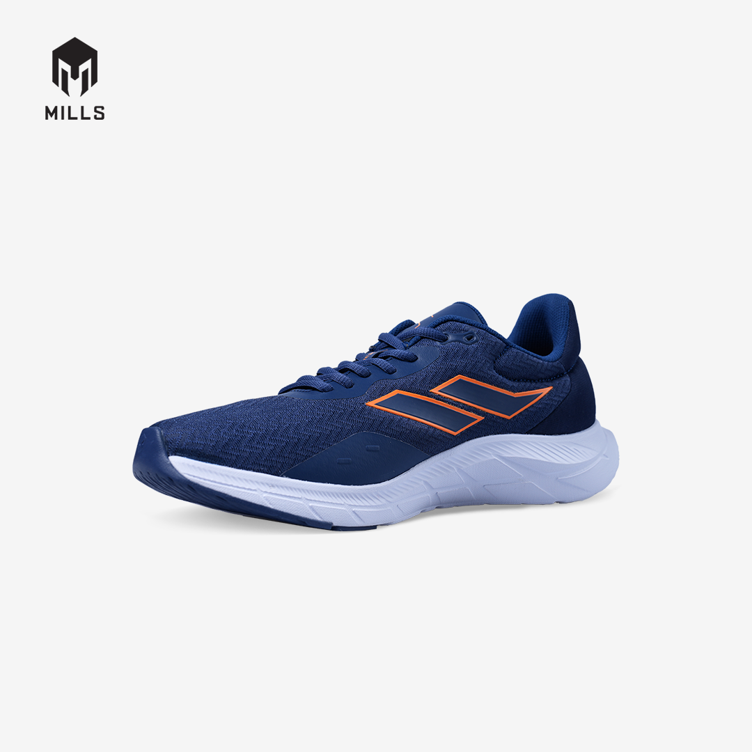 MILLS SEPATU LARI RUNNING SHOES TREXIMO VISION NAVY/FRESH ORANGE 9103414