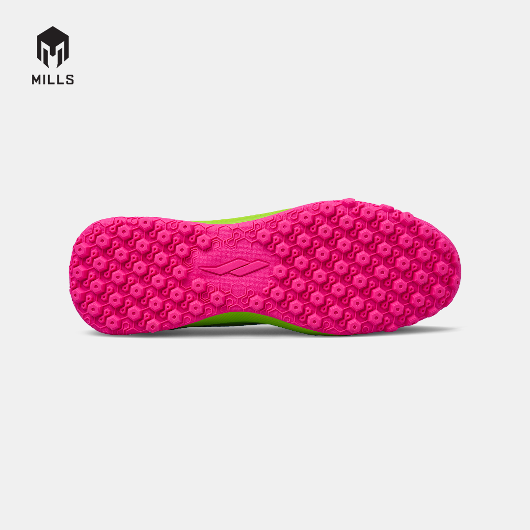 MILLS SEPATU MINI SOCCER ASTRO SPARTAN M2 PRIME TF LIME/NAVY/MAGENTA 9001708