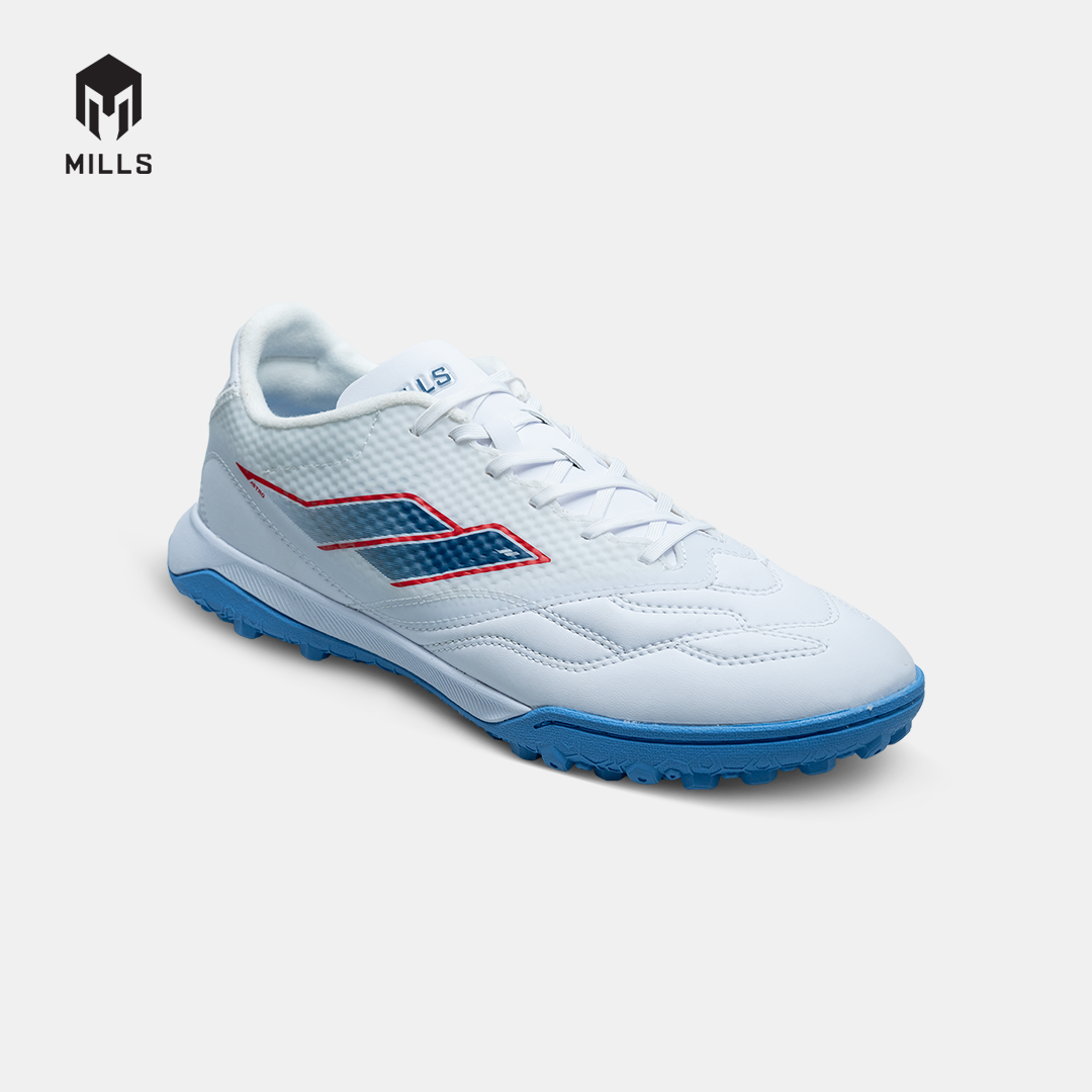 MILLS SEPATU MINI SOCCER ASTRO SPARTAN M2 PRIME TF WHITE/OCEAN.BLUE/NAVY 9001704