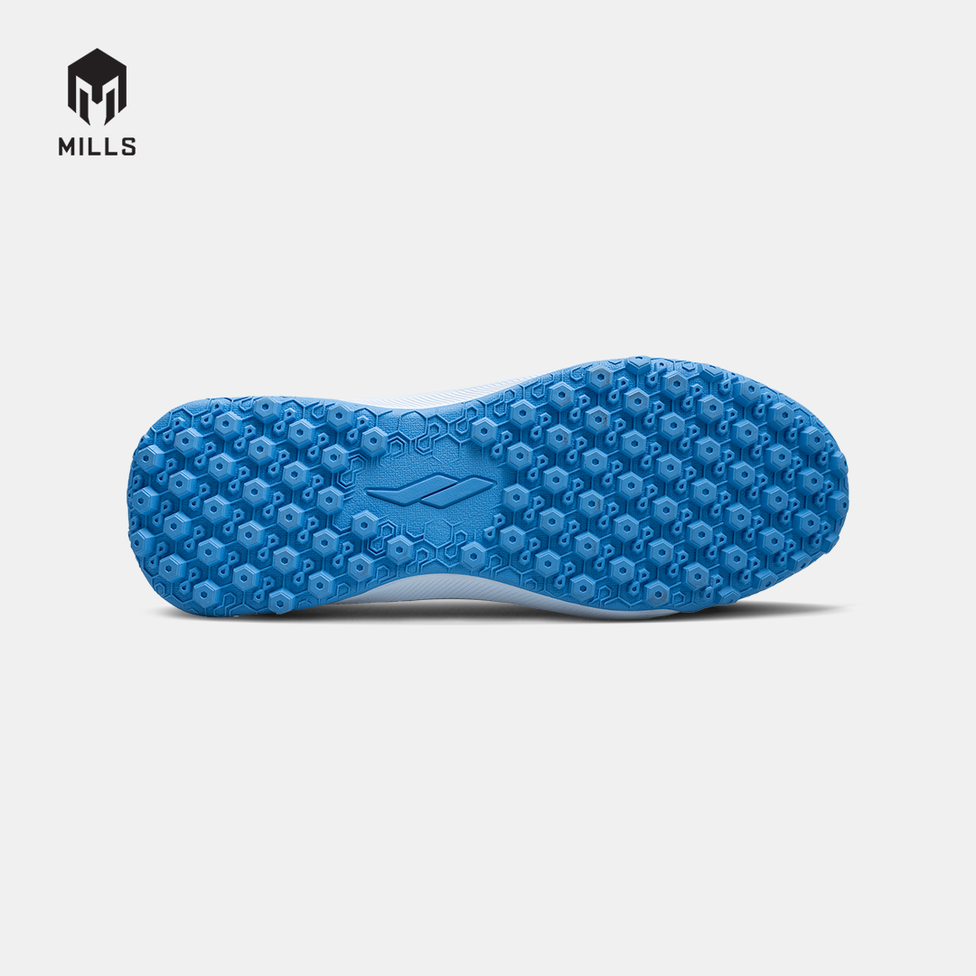 MILLS SEPATU MINI SOCCER ASTRO SPARTAN M2 PRIME TF WHITE/OCEAN.BLUE/NAVY 9001704