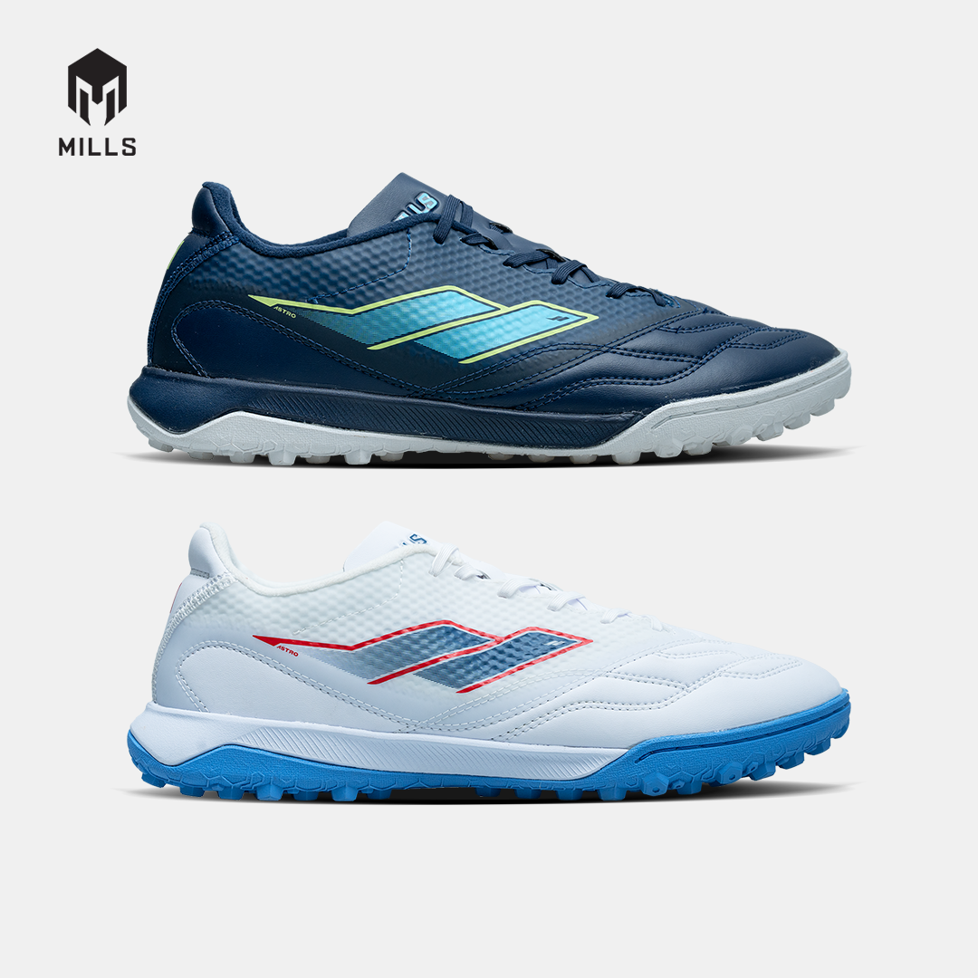 MILLS SEPATU MINI SOCCER ASTRO SPARTAN M2 PRIME TF WHITE/OCEAN.BLUE/NAVY 9001704