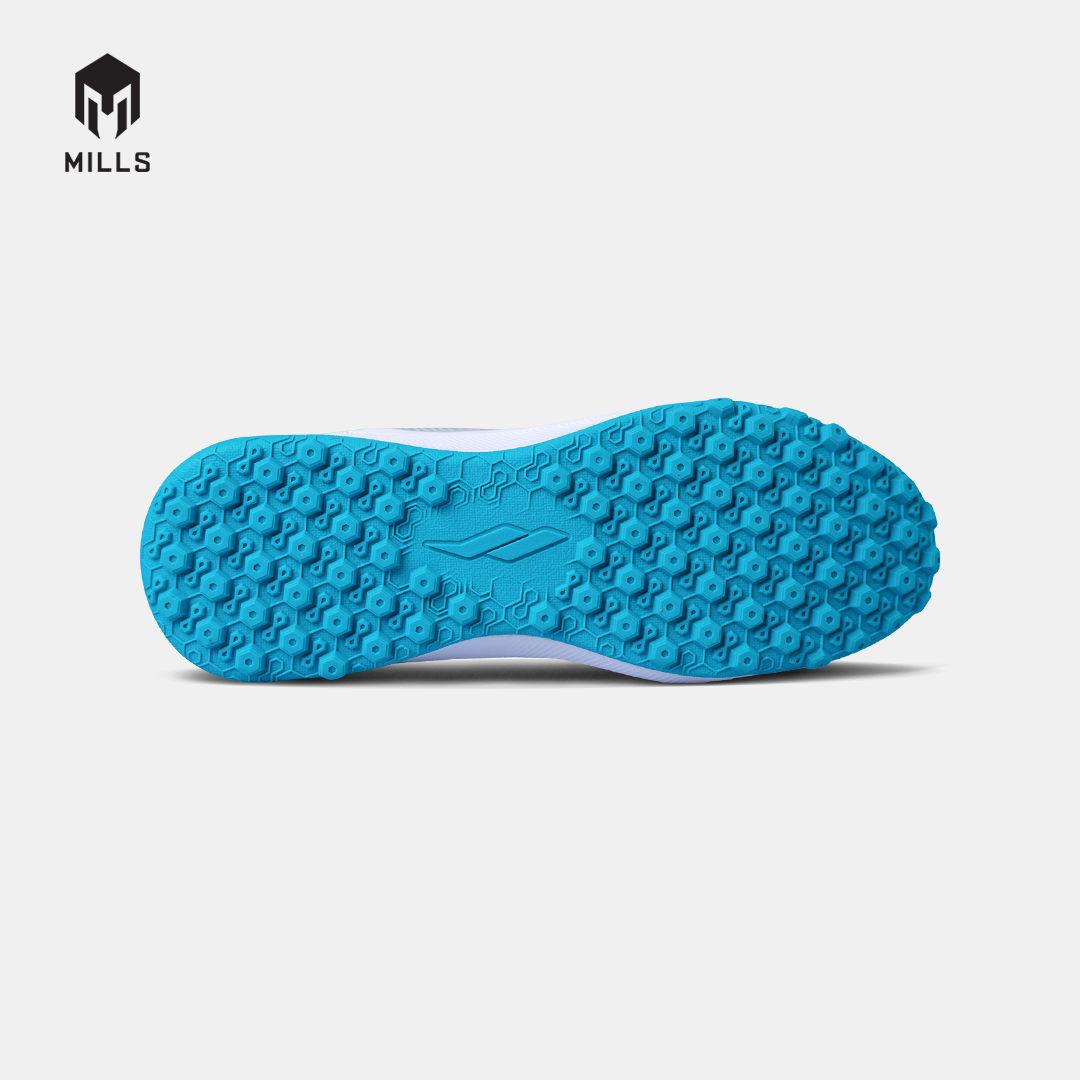 MILLS SEPATU MINI SOCCER ENZO TF WHITE/JAVA.CYAN 9505308