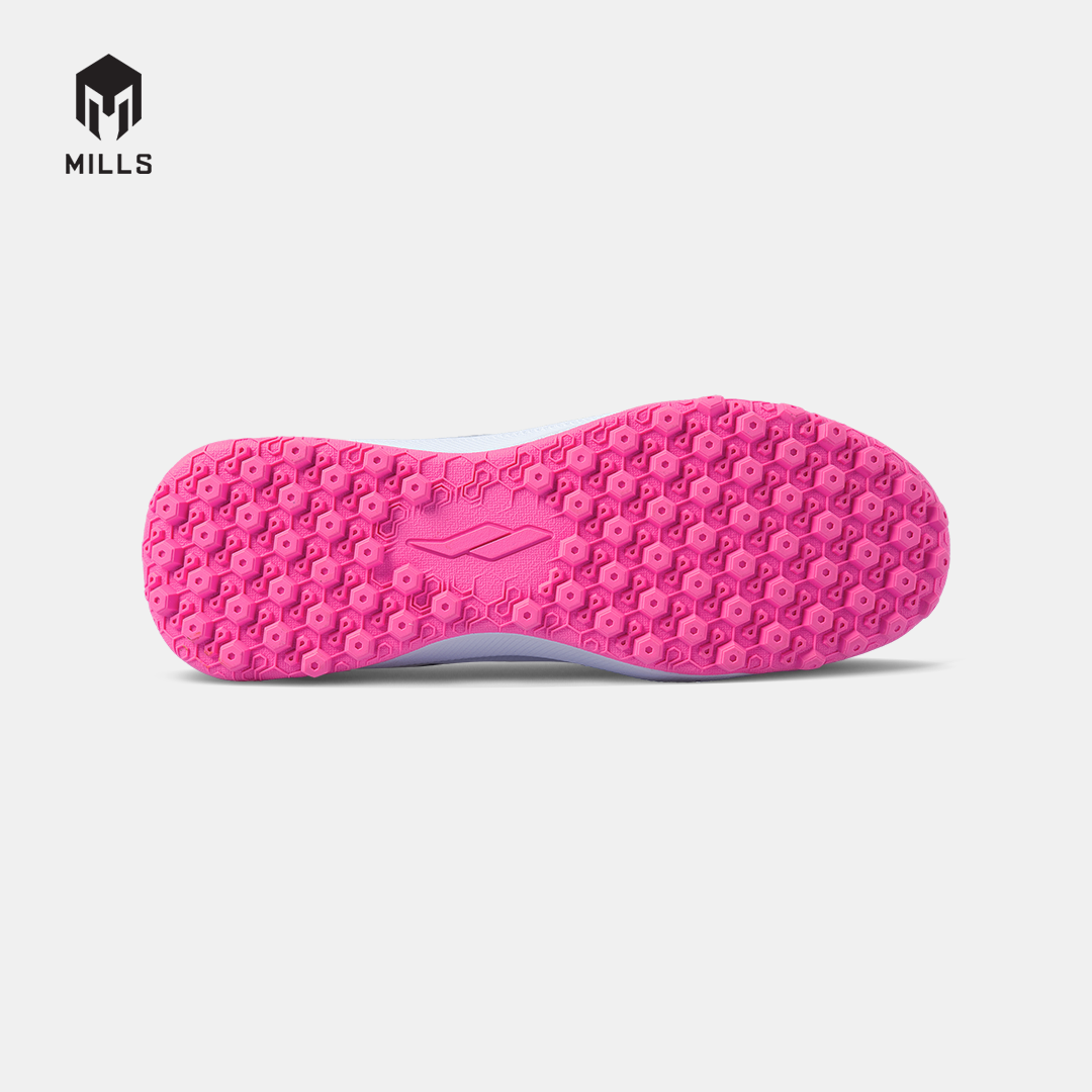MILLS SEPATU MINI SOCCER ENZO TF WHITE/MAGENTA 9003706