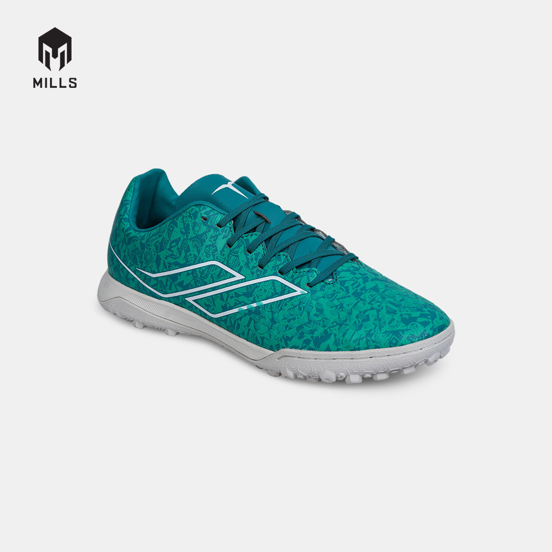 MILLS SEPATU MINI SOCCER TRITON DEISLER 1.9 SW MATCH TF GREEN/WHITE/MULTICOLOR 9005506