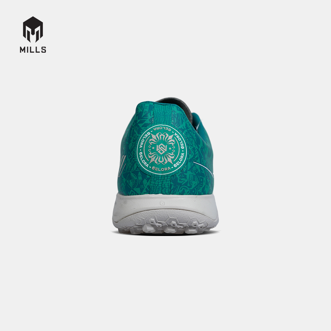 MILLS SEPATU MINI SOCCER TRITON DEISLER 1.9 SW MATCH TF GREEN/WHITE/MULTICOLOR 9005506