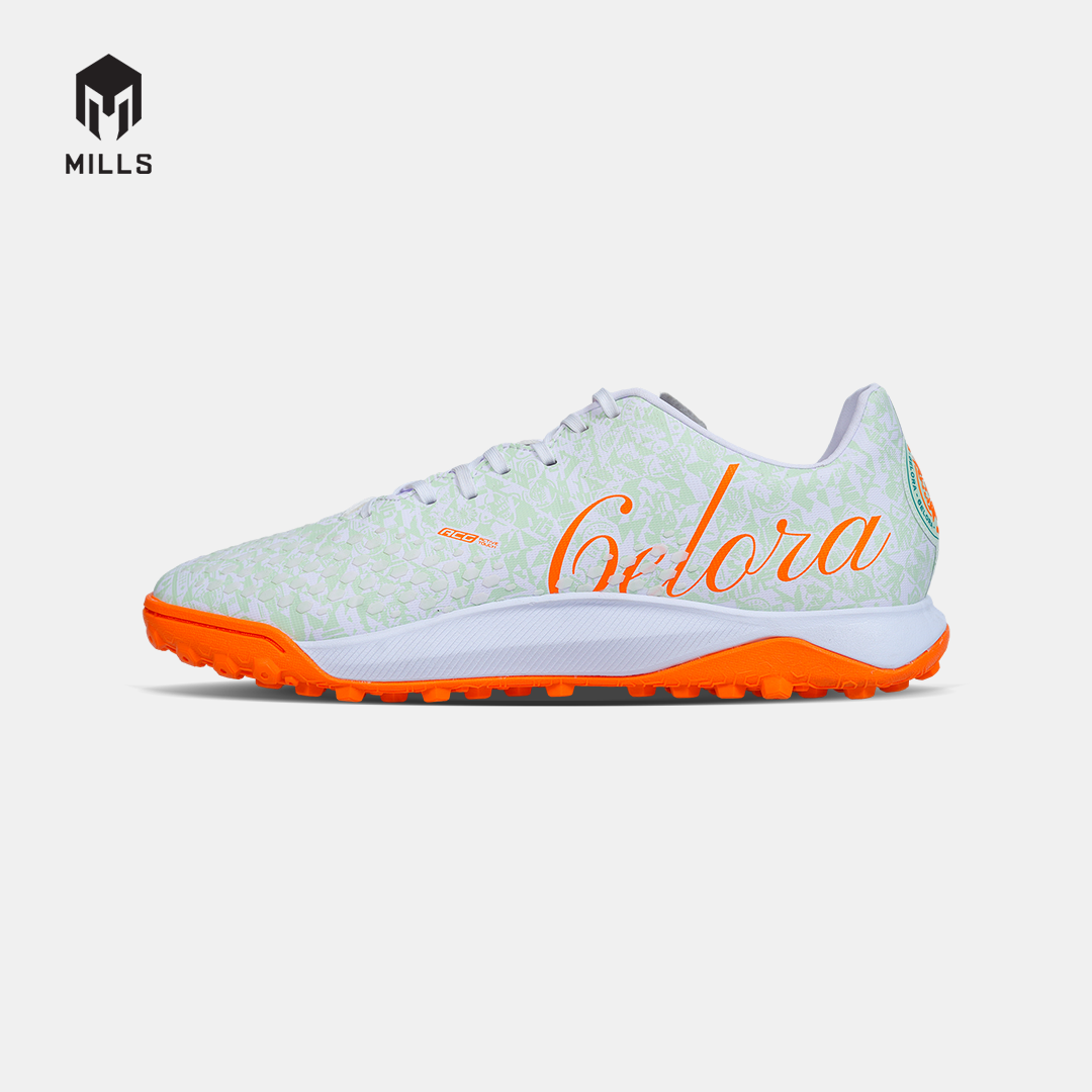MILLS SEPATU MINI SOCCER TRITON DEISLER 1.9 SW MATCH TF WHITE/GREEN/MULTICOLOR 9005505