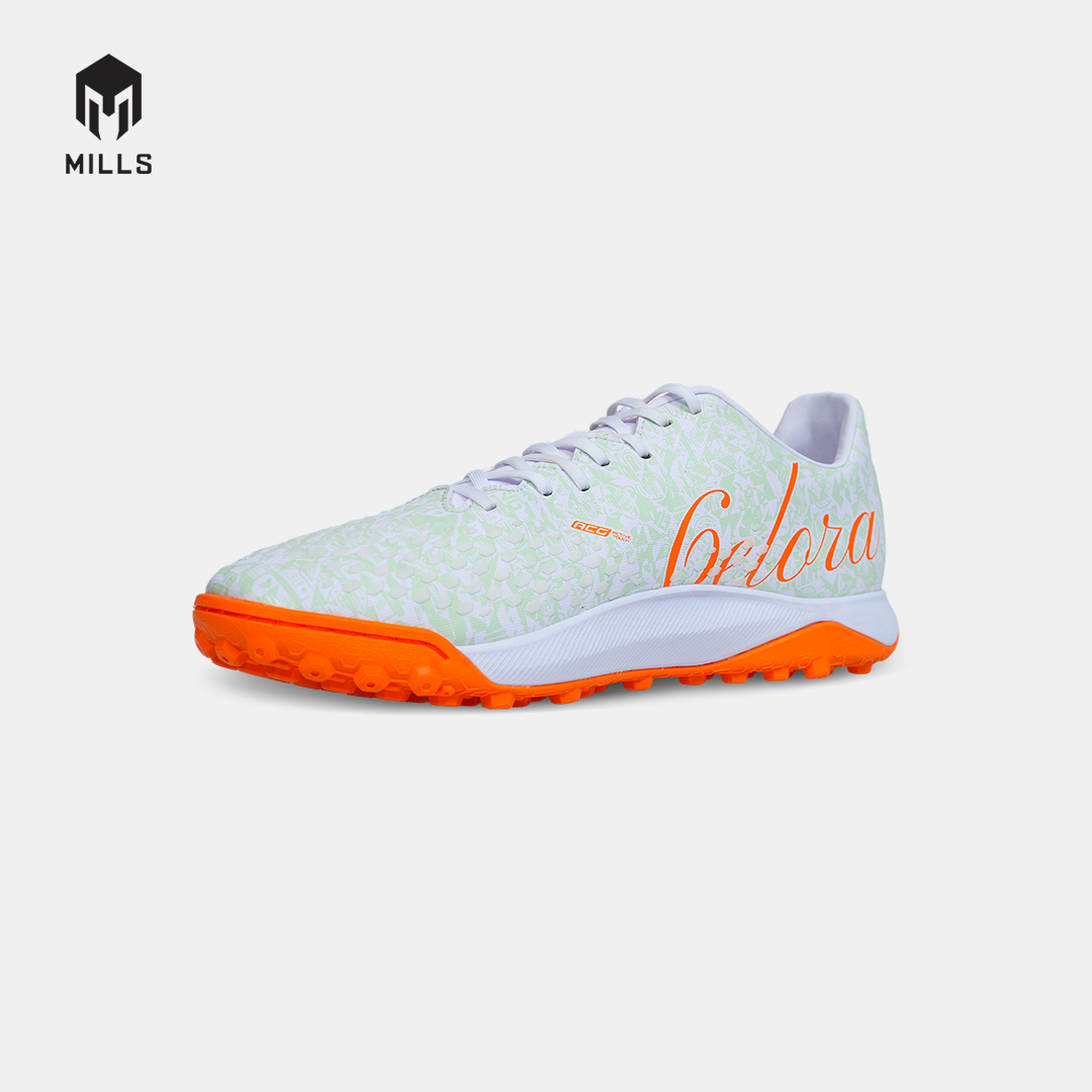 MILLS SEPATU MINI SOCCER TRITON DEISLER 1.9 SW MATCH TF WHITE/GREEN/MULTICOLOR 9005505