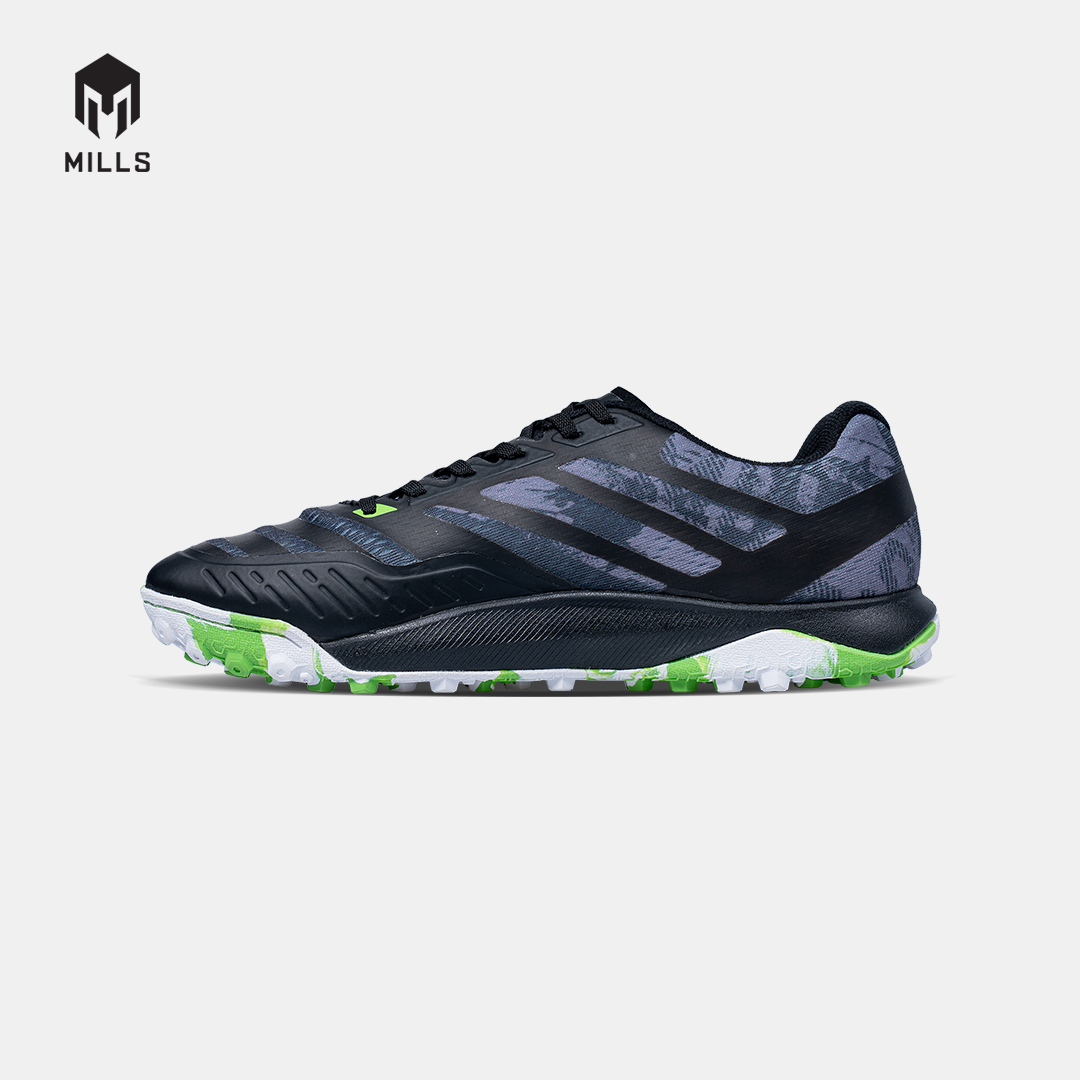 MILLS SEPATU MINI SOCCER VOLTASALA ALVEZ TF BLACK/WHITE/GREEN 9005608
