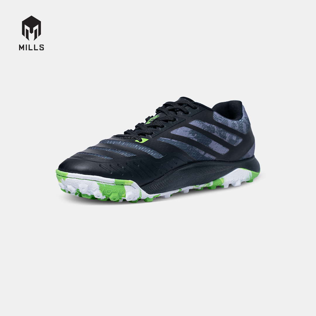 MILLS SEPATU MINI SOCCER VOLTASALA ALVEZ TF BLACK/WHITE/GREEN 9005608