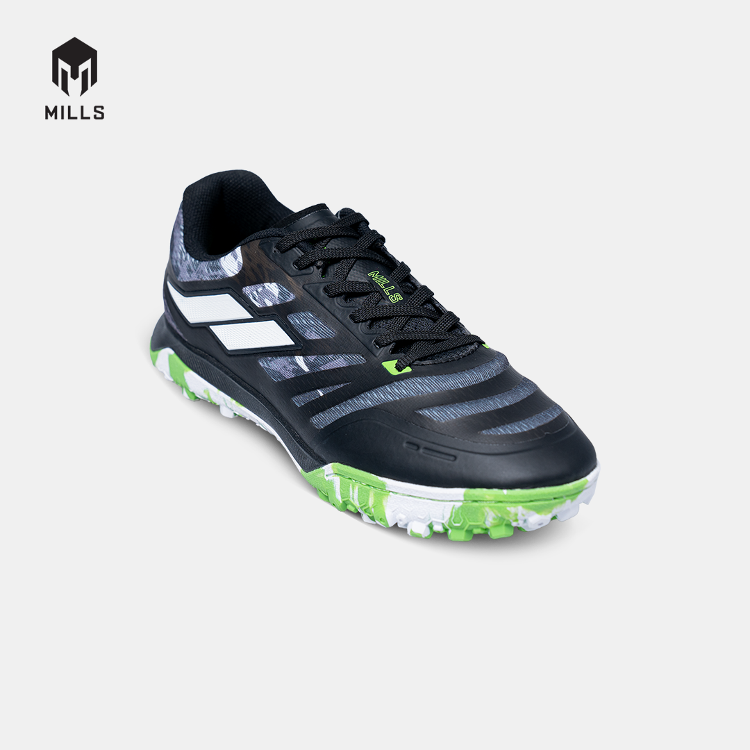 MILLS SEPATU MINI SOCCER VOLTASALA ALVEZ TF BLACK/WHITE/GREEN 9005608