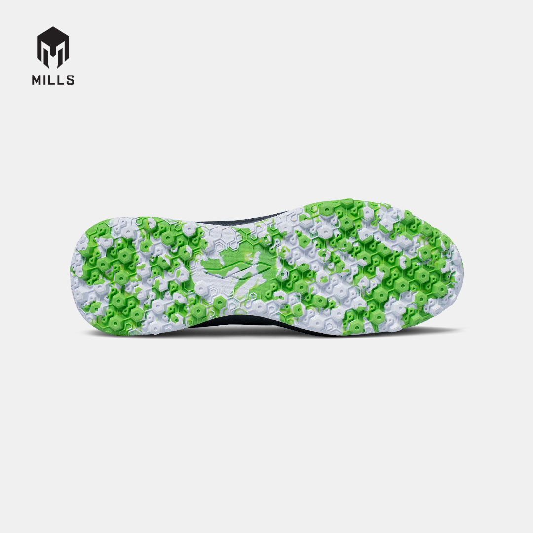 MILLS SEPATU MINI SOCCER VOLTASALA ALVEZ TF BLACK/WHITE/GREEN 9005608