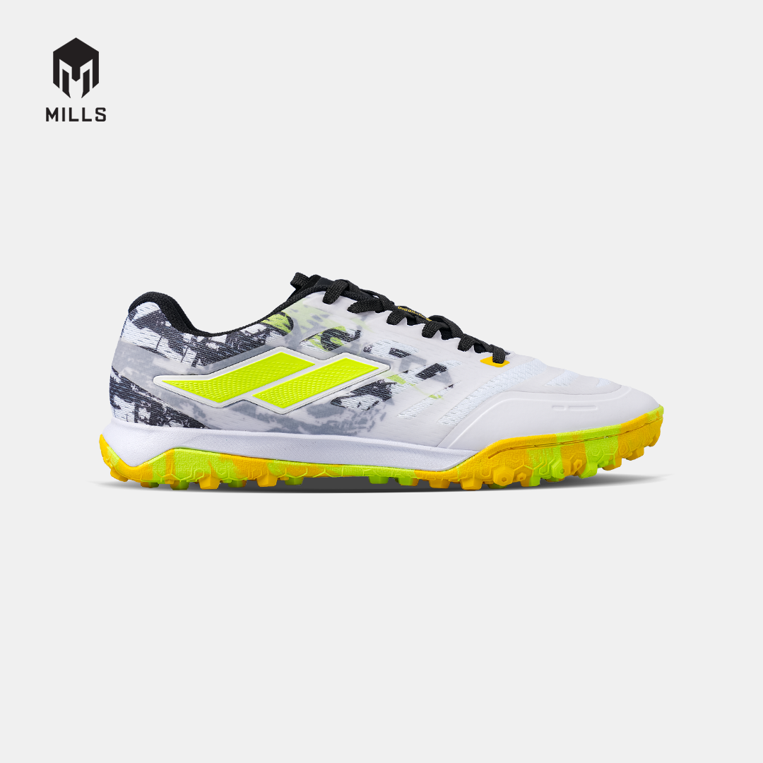 MILLS SEPATU MINI SOCCER VOLTASALA ALVEZ TF WHITE/BLACK/NEON 9005607