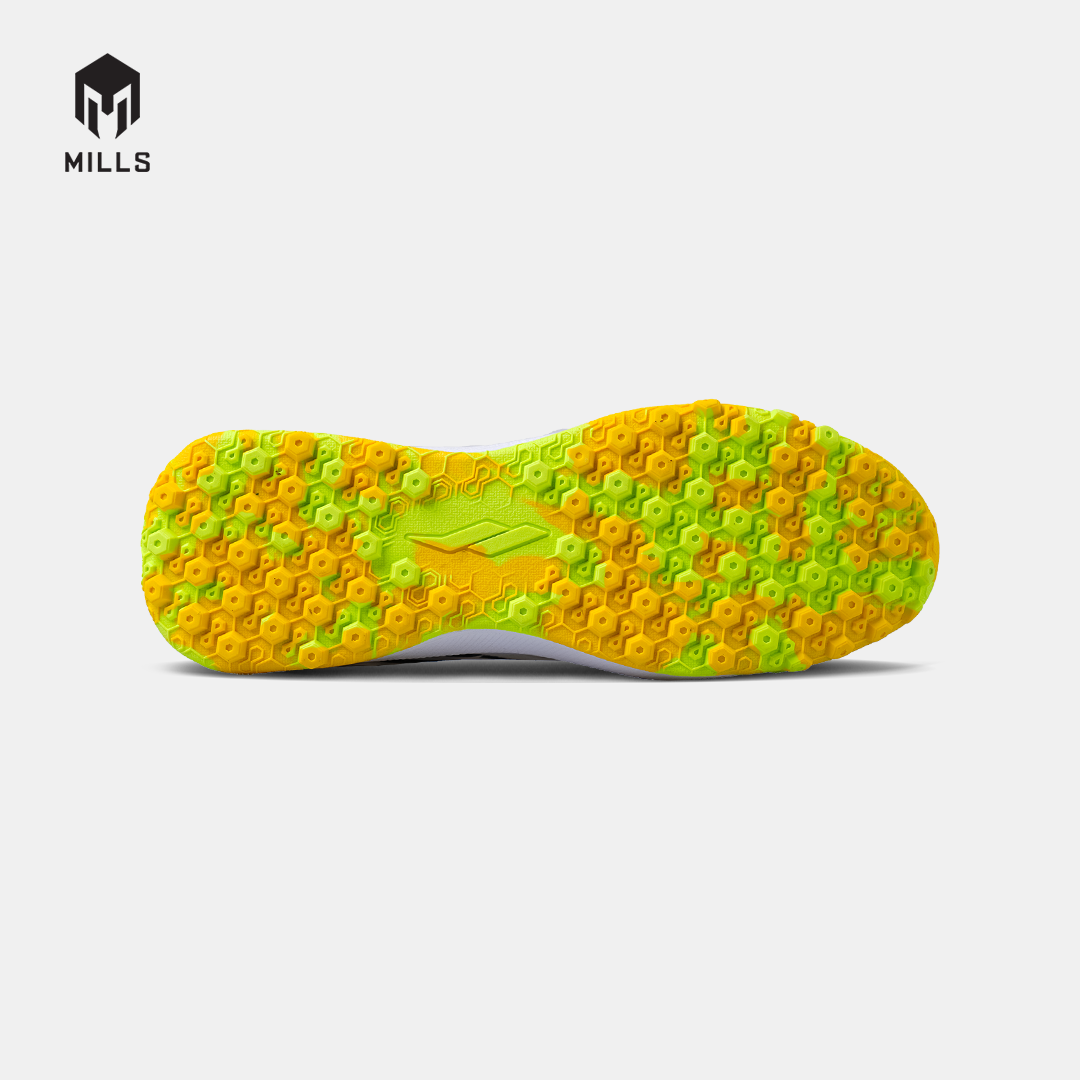MILLS SEPATU MINI SOCCER VOLTASALA ALVEZ TF WHITE/BLACK/NEON 9005607