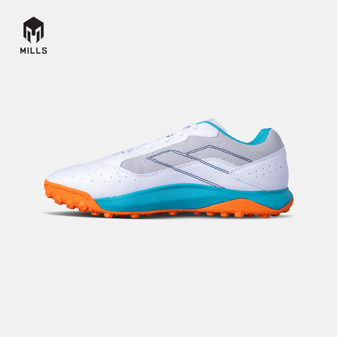 MILLS SEPATU MINI SOCCER VOLTASALA MIRAGE M2 TF WHITE/JAVA.CYAN/FRESH.ORANGE 9002205