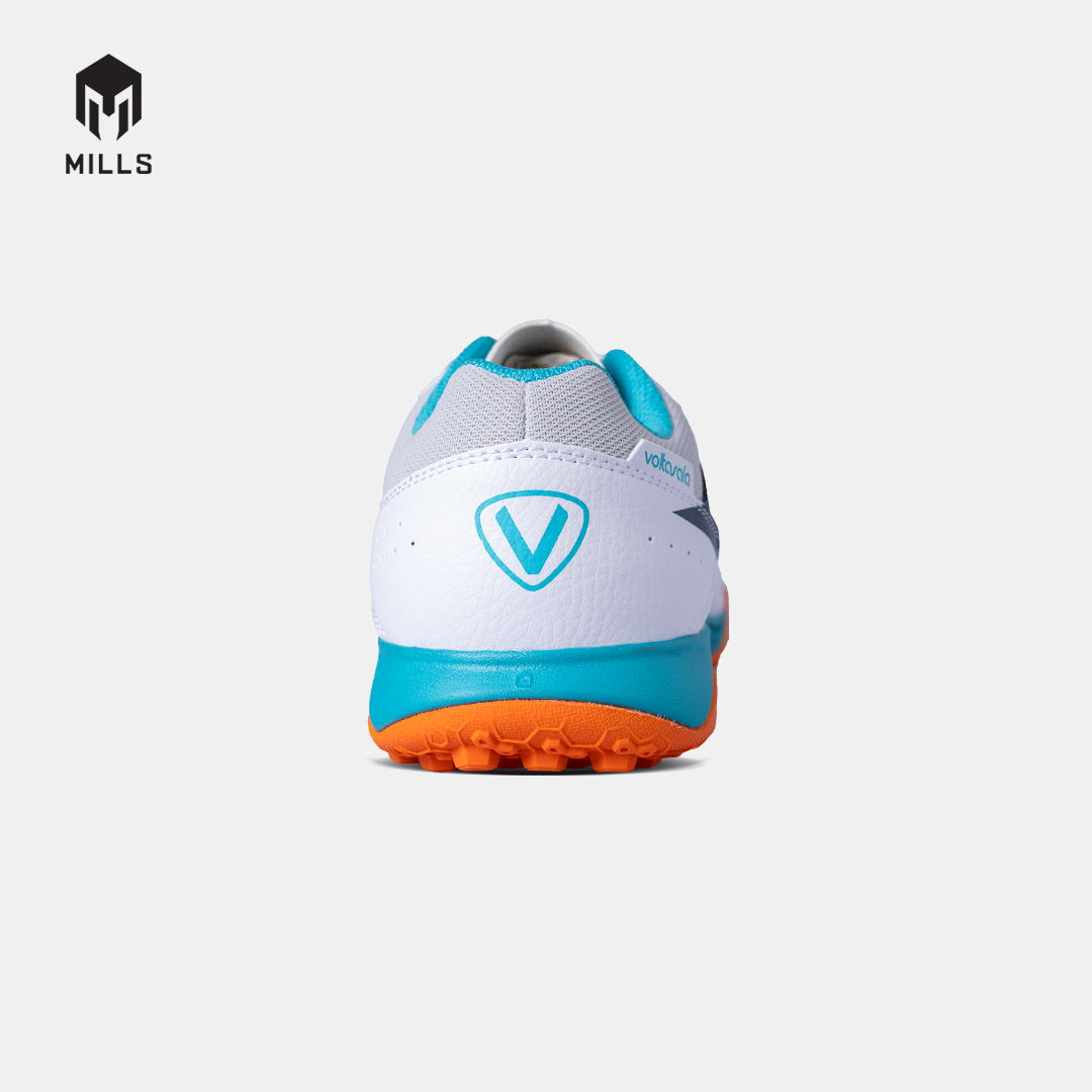 MILLS SEPATU MINI SOCCER VOLTASALA MIRAGE M2 TF WHITE/JAVA.CYAN/FRESH.ORANGE 9002205
