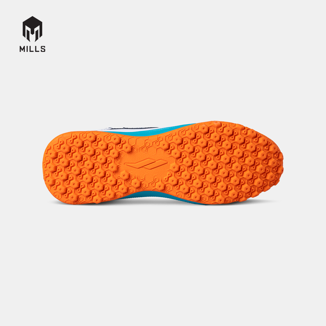 MILLS SEPATU MINI SOCCER VOLTASALA MIRAGE M2 TF WHITE/JAVA.CYAN/FRESH.ORANGE 9002205