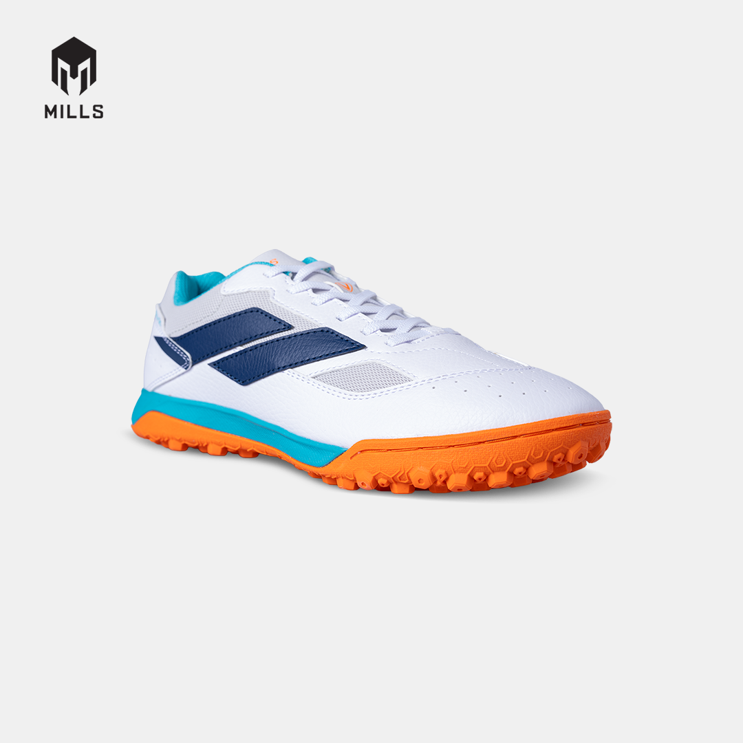 MILLS SEPATU MINI SOCCER VOLTASALA MIRAGE M2 TF WHITE/JAVA.CYAN/FRESH.ORANGE 9002205