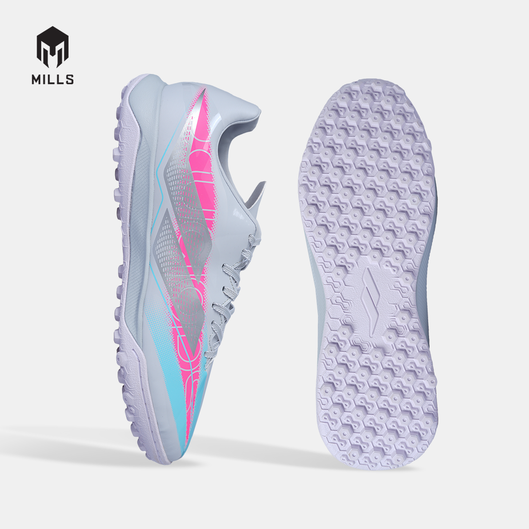 MILLS SEPATU MINI SOCCER XYCLOPS SPEEDFREAK M2.1 MATCH TF LITE.GREY/HOT.PINK/SILVER 9008304