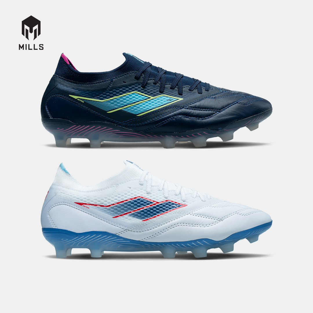 MILLS SEPATU SEPAKBOLA ASTRO SPARTAN M2 ELITE FG WHITE/OCEAN.BLUE/NAVY 9301513