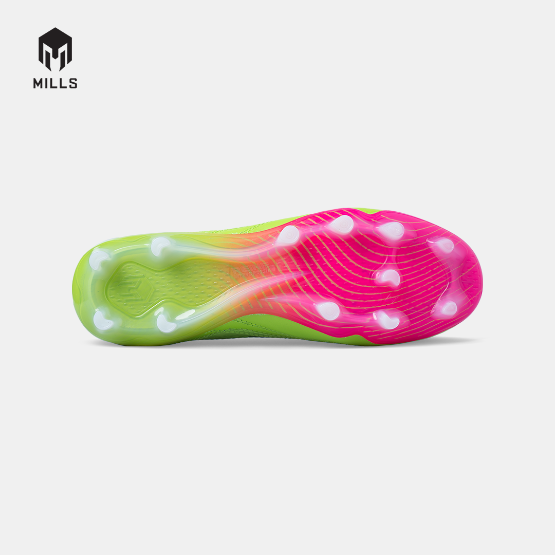 MILLS SEPATU SEPAKBOLA ASTRO SPARTAN M2 ELITE LTH FG LIME/NAVY/MAGENTA 9301522