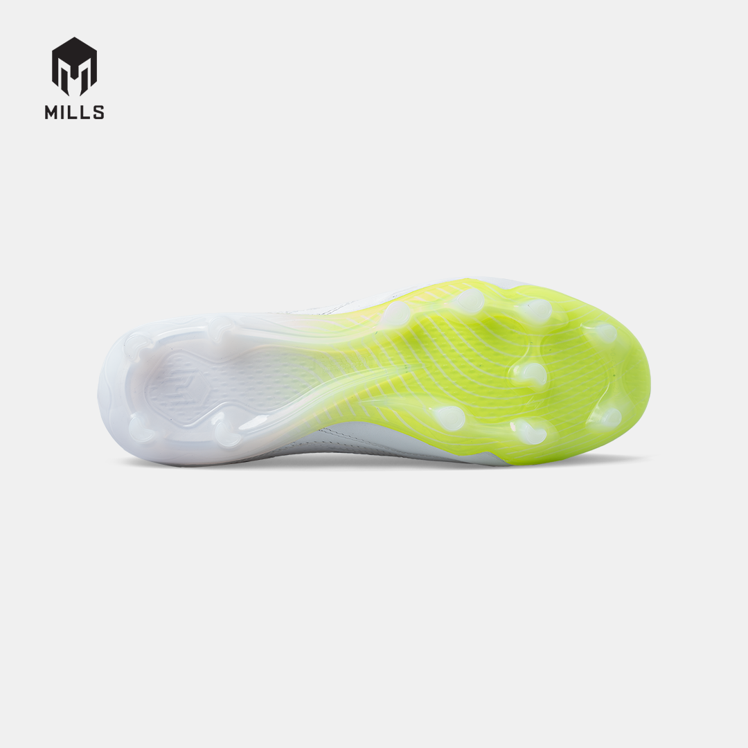 MILLS SEPATU SEPAKBOLA ASTRO SPARTAN M2 ELITE LTH FG WHITE/NEON LIME 9301520