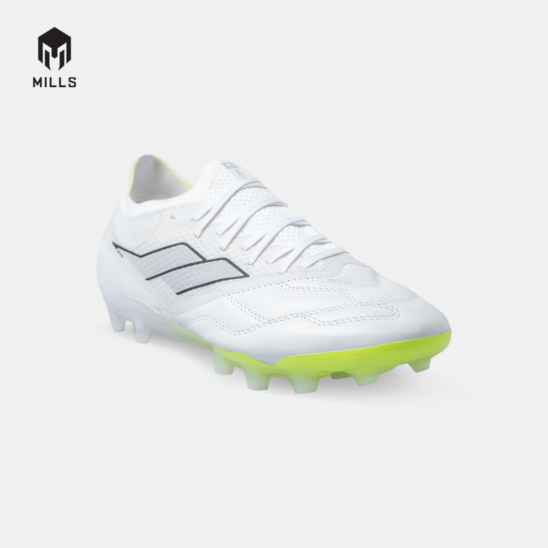 MILLS SEPATU SEPAKBOLA ASTRO SPARTAN M2 ELITE LTH FG WHITE/NEON LIME 9301520