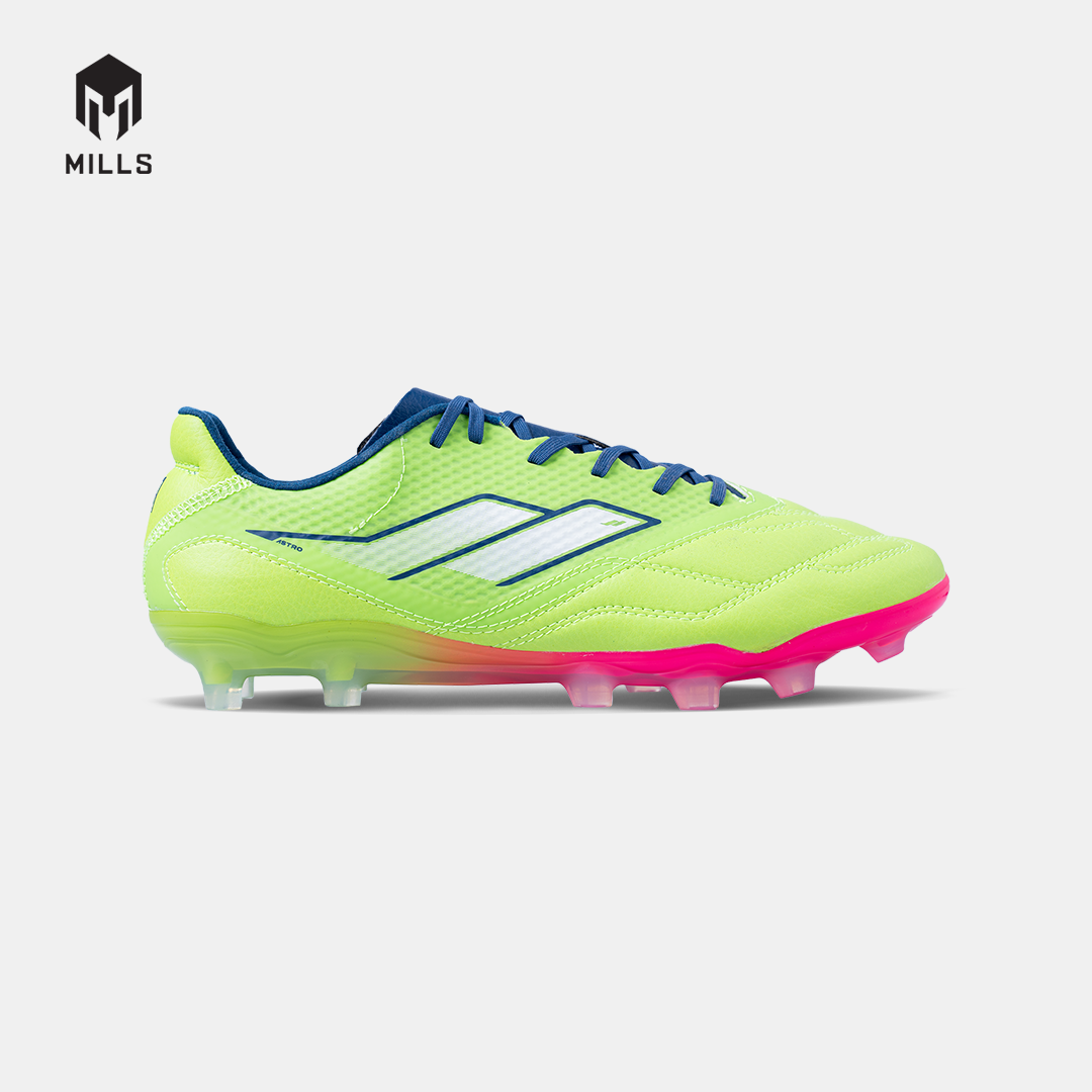 MILLS SEPATU SEPAKBOLA ASTRO SPARTAN M2 PRIME FG LIME/NAVY/MAGENTA 9301525