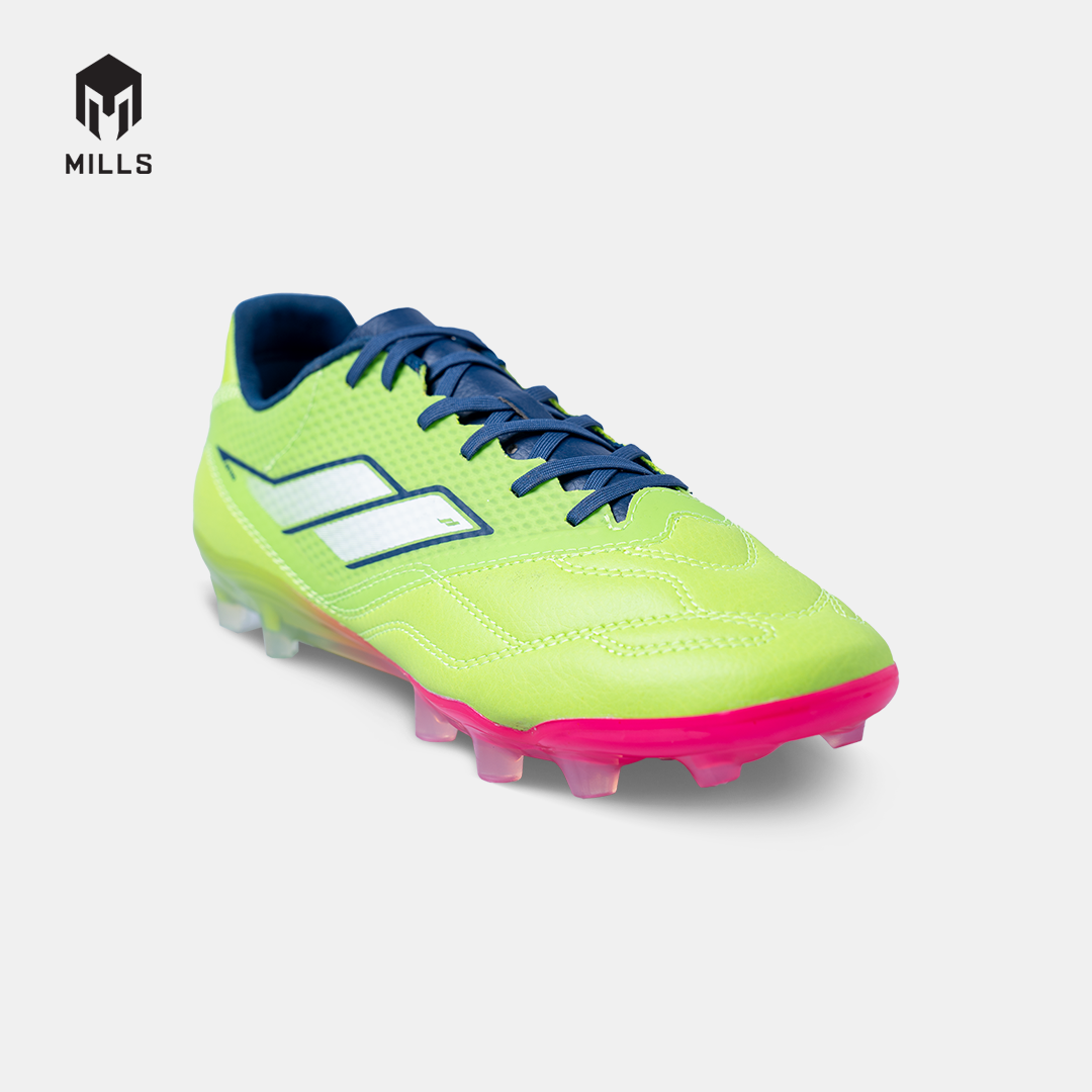 MILLS SEPATU SEPAKBOLA ASTRO SPARTAN M2 PRIME FG LIME/NAVY/MAGENTA 9301525