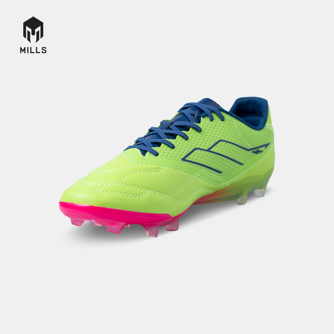 MILLS SEPATU SEPAKBOLA ASTRO SPARTAN M2 PRIME FG LIME/NAVY/MAGENTA 9301525