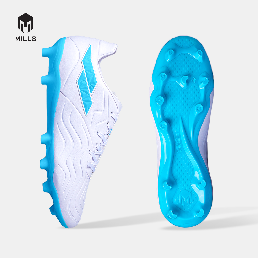 MILLS SEPATU SEPAKBOLA ASTRO VIZARE M1.1 MATCH FG WHITE/JAVA.CYAN 9308101