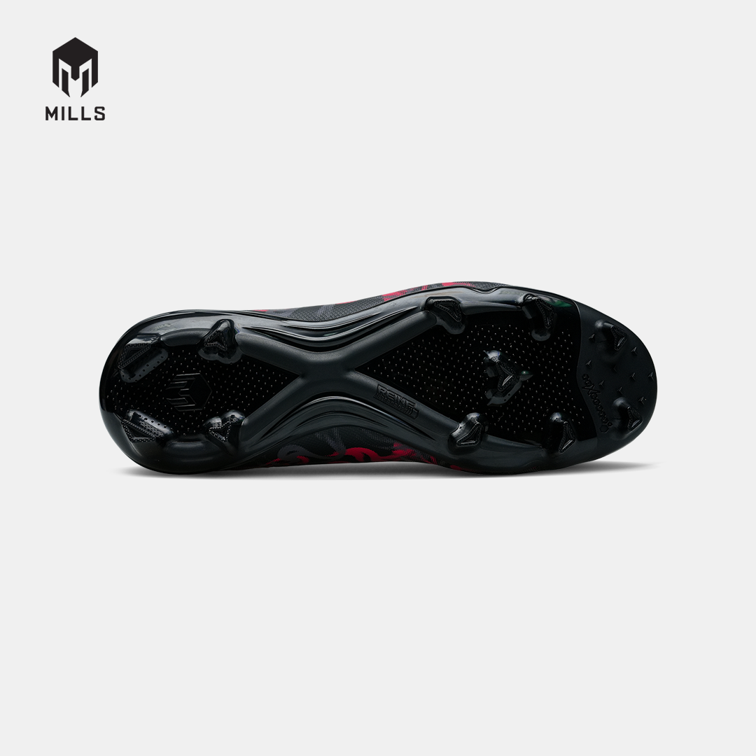 MILLS SEPATU SEPAKBOLA AURA FG BLACK/RED/WHITE 9307702