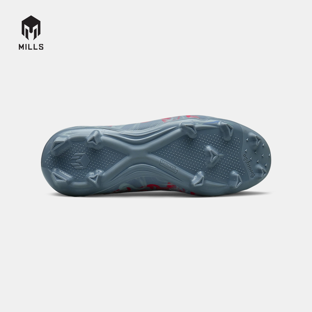 MILLS SEPATU SEPAKBOLA AURA FG GREY/RED/WHITE 9307704
