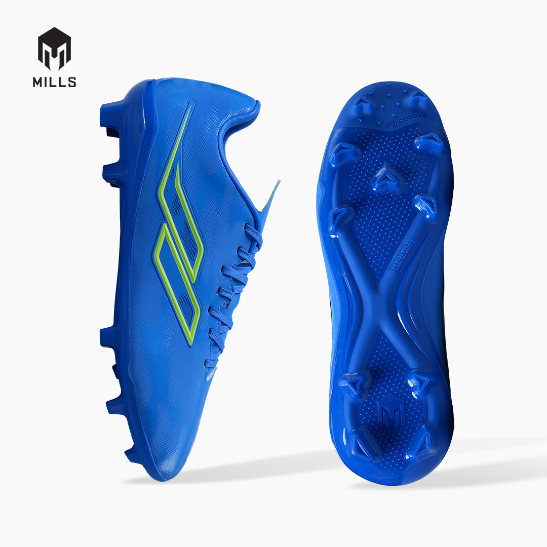 MILLS SEPATU SEPAKBOLA EVOS 2.0 FG COBALT BLUE/ACID GREEN 9311603