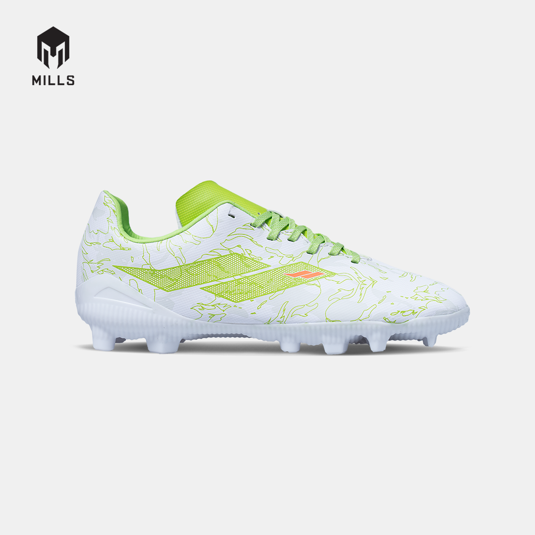 MILLS SEPATU SEPAKBOLA FLAME 2.0 FG JR WHITE/LIME GREEN 9203503