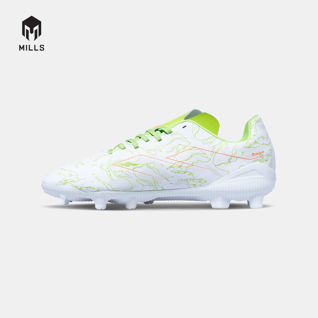 MILLS SEPATU SEPAKBOLA FLAME 2.0 FG JR WHITE/LIME GREEN 9203503